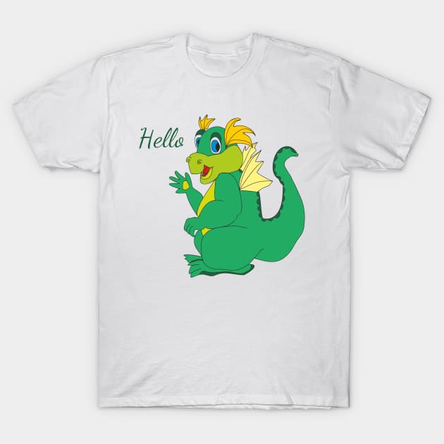 Cute dragon T-Shirt by Alekvik